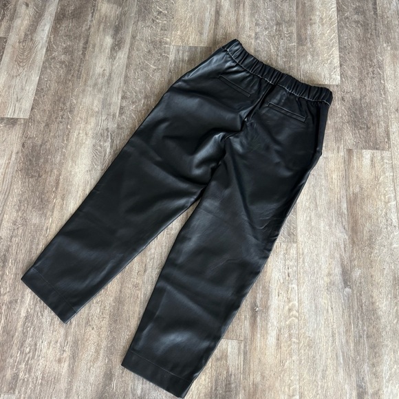 A New Day High-Rise Faux Leather Tapered Ankle Pull-On Pants - Black - Picture 5 of 9
